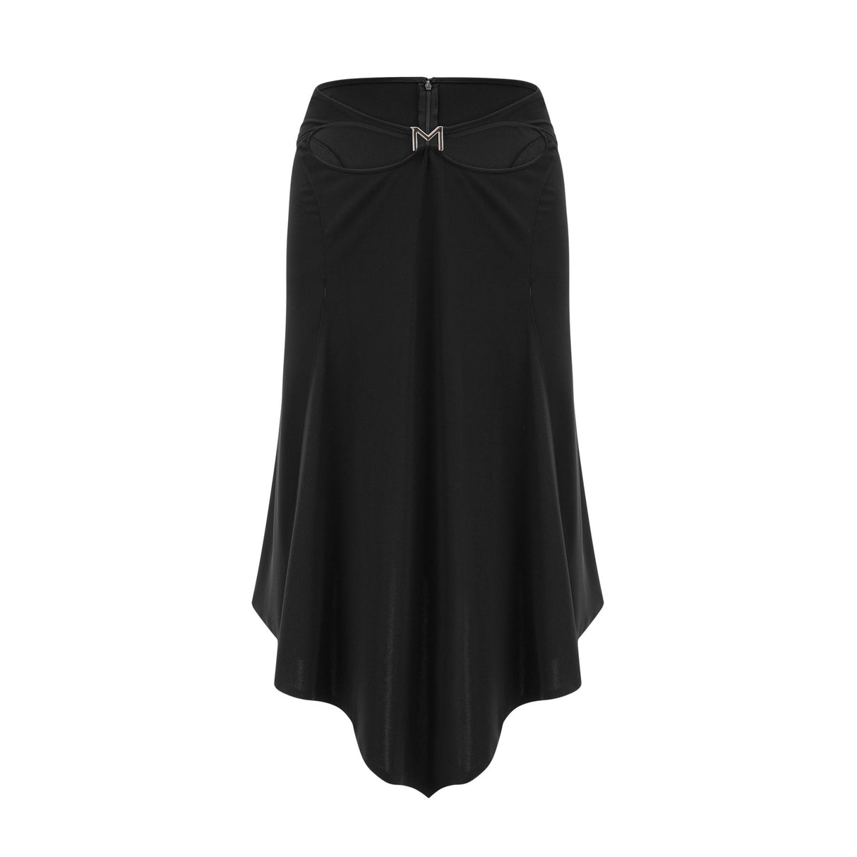 Winter Skirt with Logo Motif & Cut Out Detailing