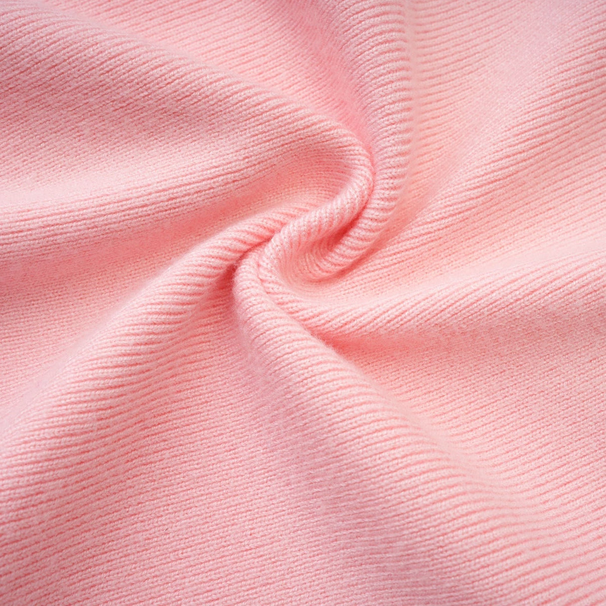 Yvette Mini Dress Pink Black Button Knit Thigh Length