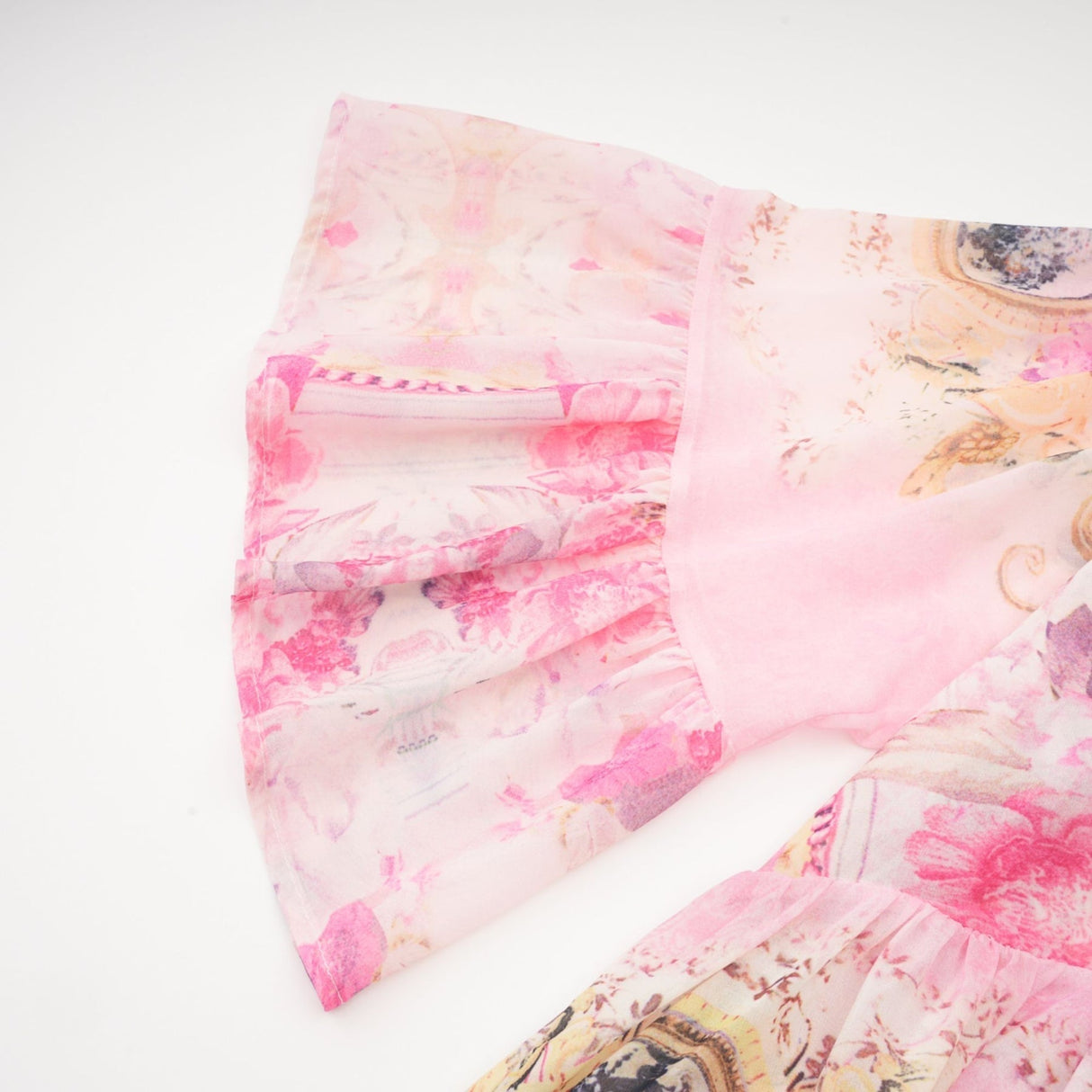 Zara Mini Dress Pink Crystal Embellished Pattern