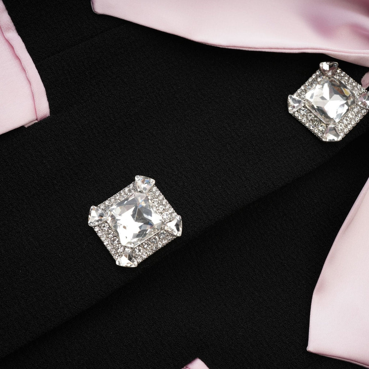 Zelda Jacket & Skirt Pink Black Matching Set