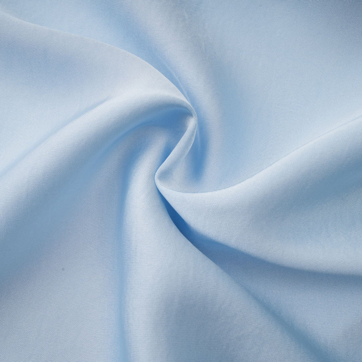 Zelmira Floral Maxi Dress in Light Blue Satin with Cowl Neck and Low Back Design