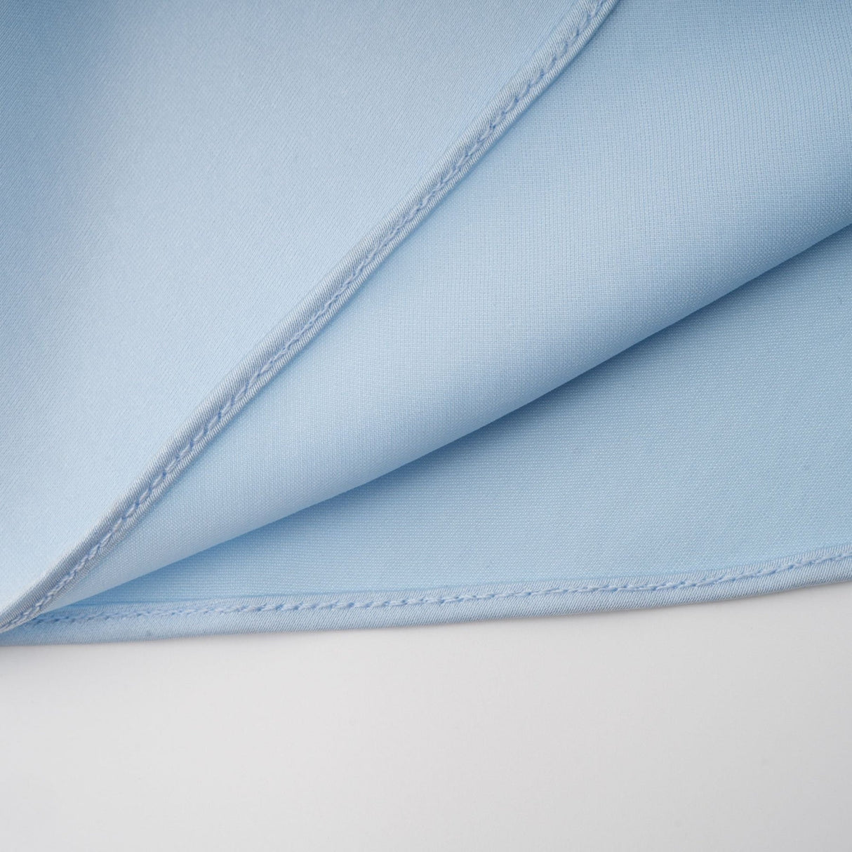 Zelmira Floral Maxi Dress in Light Blue Satin with Cowl Neck and Low Back Design