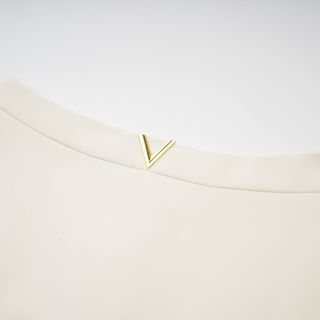 Zita Neutrals Skirt & Top Set 3D Petal Crystal Embellishment