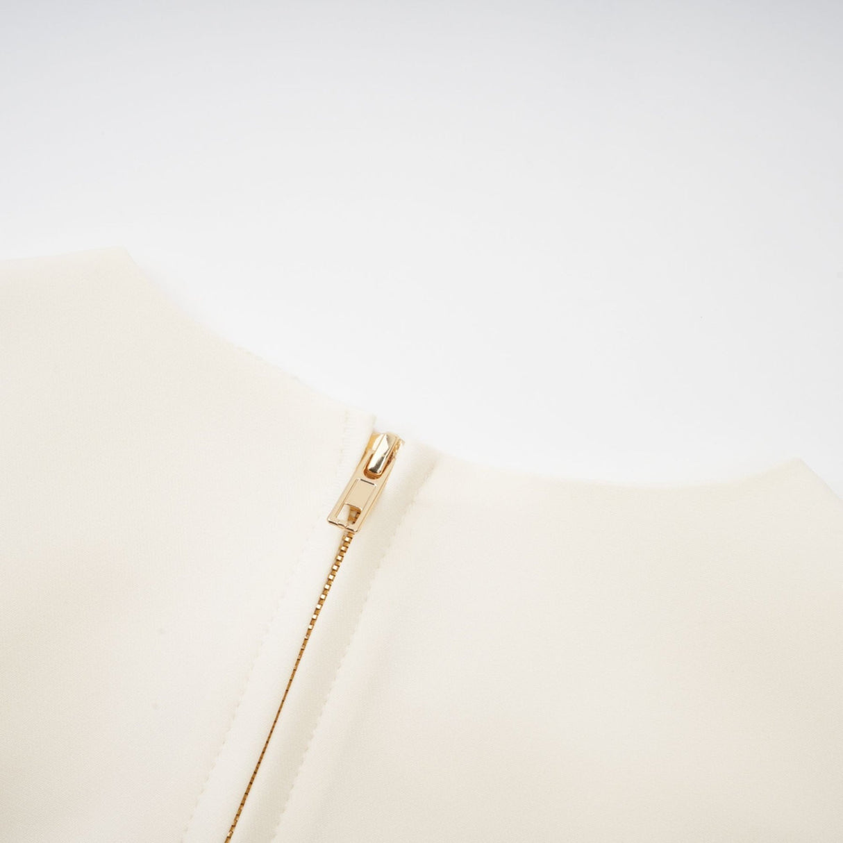 Zita Neutrals Skirt & Top Set 3D Petal Crystal Embellishment