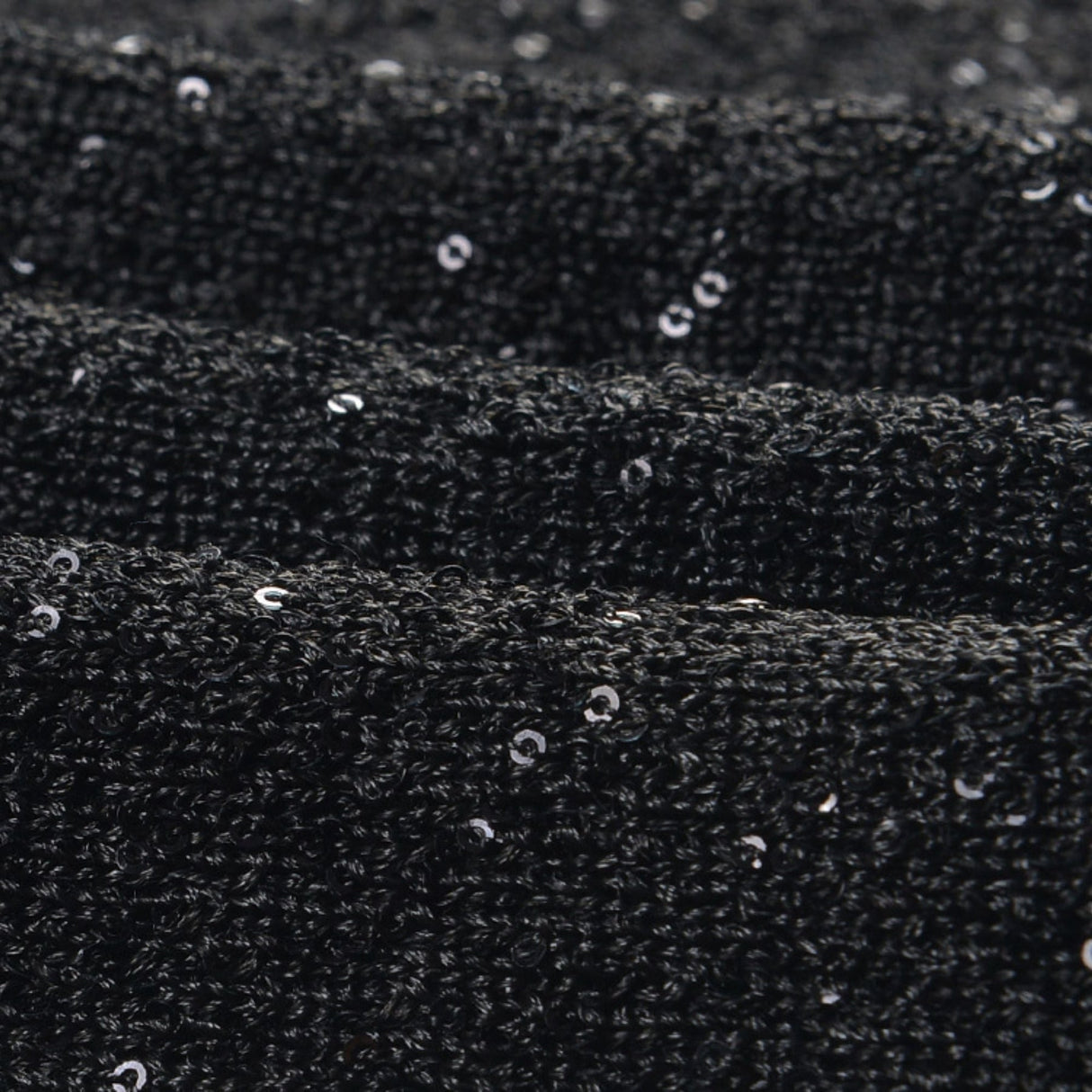 Zoe Jacket & Skirt Black Sequin Matching Set