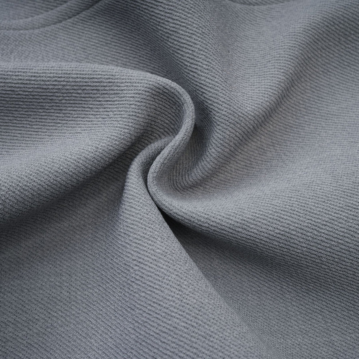 Zuri Mini Dress Grey with Faux Fur Shoulders