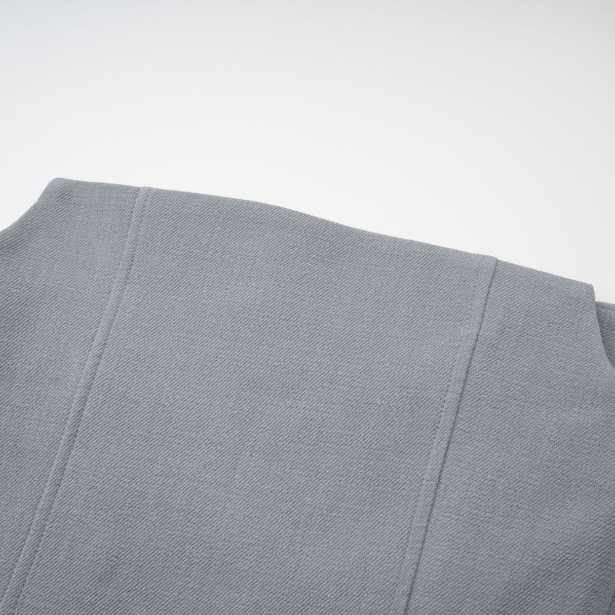 Zuri Mini Dress Grey with Faux Fur Shoulders