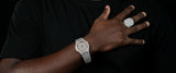Ivy Moissanite Watch – Automatic Mechanical Movement – 39mm 316L Steel – 14.5ct D VVS1 – Stainless Steel Band