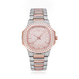 Ivy Moissanite Watch – Automatic Mechanical Movement – 39mm 316L Steel – 14.5ct D VVS1 – Stainless Steel Band