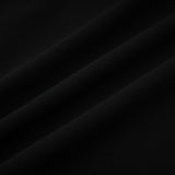 A black pleated midi dress with a button front closure named Viviane