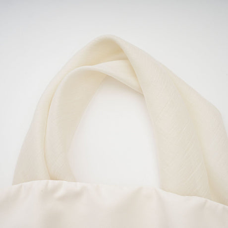 A flared mini dress with ribbon design details named Danae