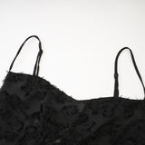 A long floral lace maxi dress with delicate floral patterns elegant design and feminine silhouette