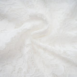 Abbie White Floral Lace Bustier Maxi Dress