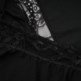 Addison Mini Dress - One - Shoulder Style - Lace and Cut - Out Detailing - Side Split - Asymmetric Hem