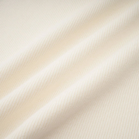 Adélade White Embellished Knit Midi Dress