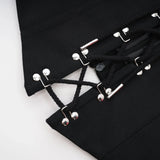 Adelaide Jacket - Corset Style - Long Sleeves - Lace - Up Fastening - Cropped Design