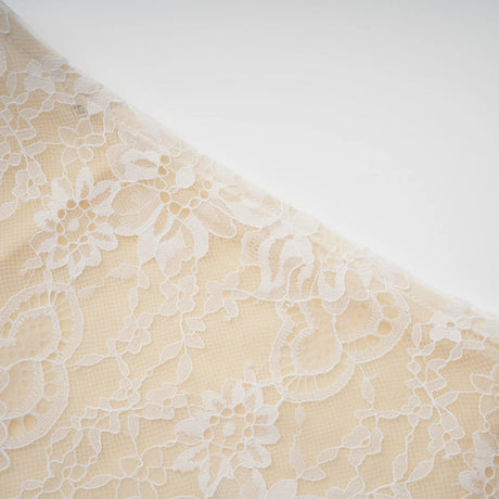 Adèle White Puff Floral Blouse  Mermaid Skirt Set