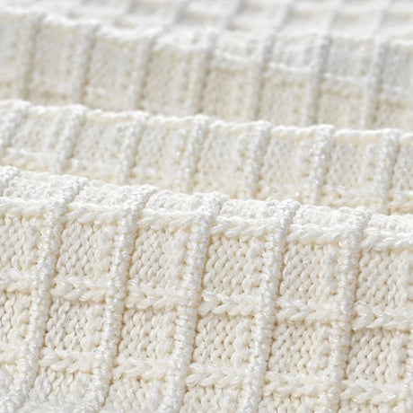 Adrianna Jacket & Skirt - Waffle Knit Texture - Bead Embellishments - Cropped Jacket Style - Pleated Hem