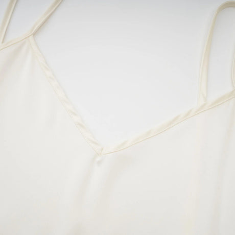 Adrienne White Feather Trim Mini Dress