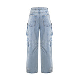 Agathe highwaisted palazzo cargo trousers