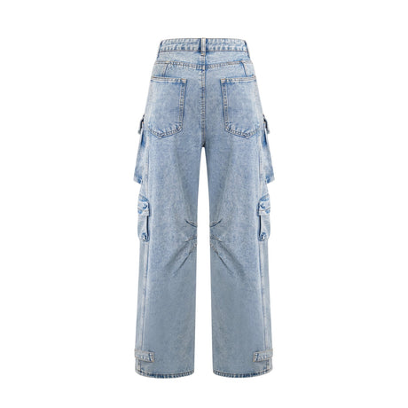 Agathe highwaisted palazzo cargo trousers