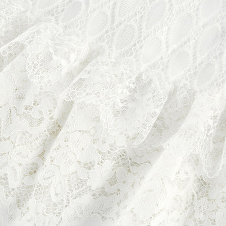 Aimée layered cutout lace embroidered midi dress