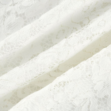 Aimée layered cutout lace embroidered midi dress