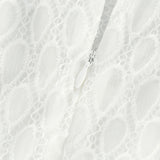Aimée layered cutout lace embroidered midi dress