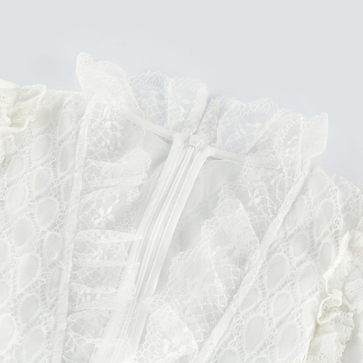 Aimée layered cutout lace embroidered midi dress