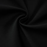 Ainara Black Off Shoulder Polished Midi Dress