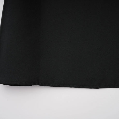 Ainara Black Off Shoulder Polished Midi Dress