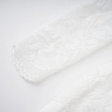 Airelle White Satin Panel Lace Maxi Dress