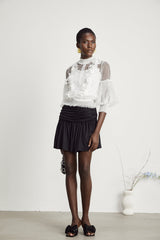 Aiza floral semisheer top