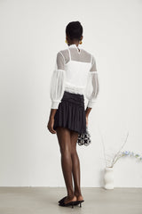 Aiza floral semisheer top