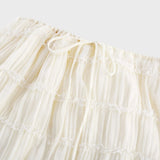 Alba Skirt & Top Set - Sleeveless Halterneck Open Back Pleated Ruffled Floor Length