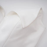 Alba White Barrel Waist Corset Maxi Dress