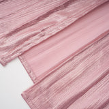 Alchimie Pink Glossy Pleated Maxi Dress