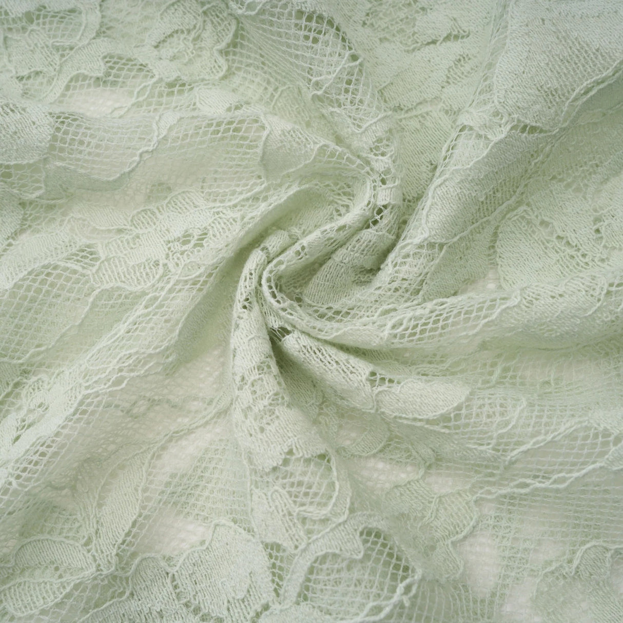 Alexis Sage Green SemiSheer Floral Lace Mini Dress