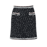 Brooklynn Jacket & Skirt Snowflake Dots Set
