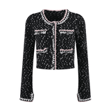 Brooklynn Jacket & Skirt Snowflake Dots Set