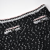 Alizée cropped jacket  skirt matching set