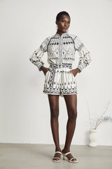 Allie graphicprint shirt  shorts matching set