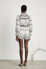 Allie graphicprint shirt  shorts matching set