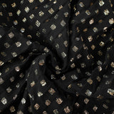 Aloïse Black Polka Dot Pleated Midi Dress