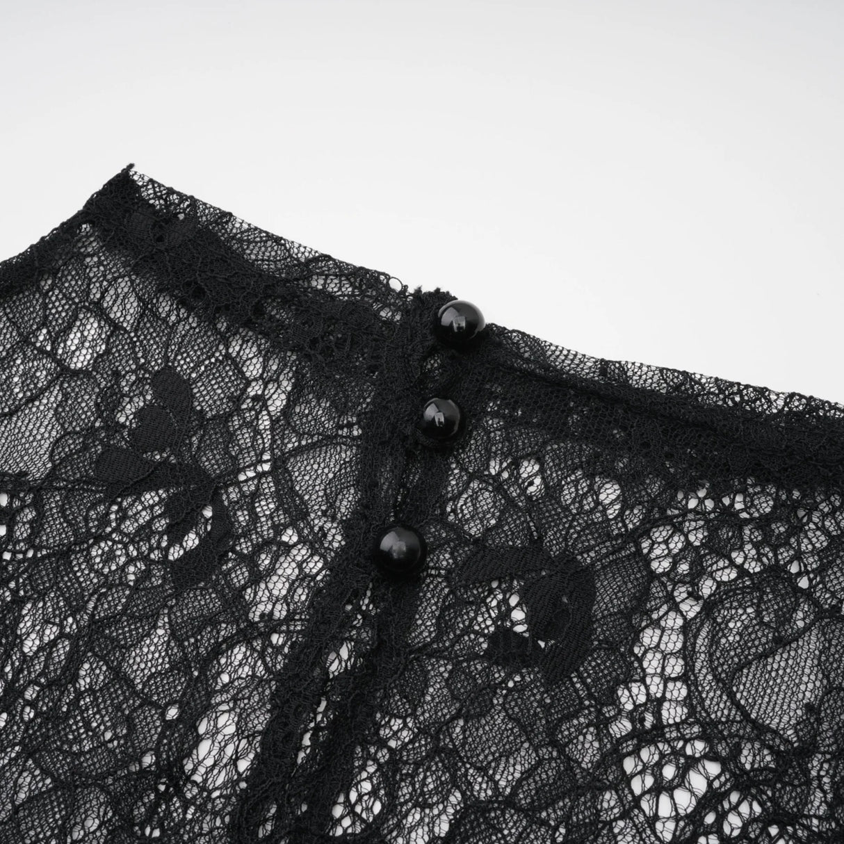 Alvaro Black Lace Shawl  Dress Set