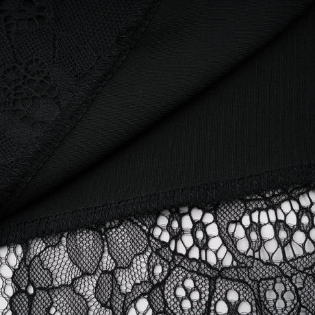 Alvaro Black Lace Shawl  Dress Set