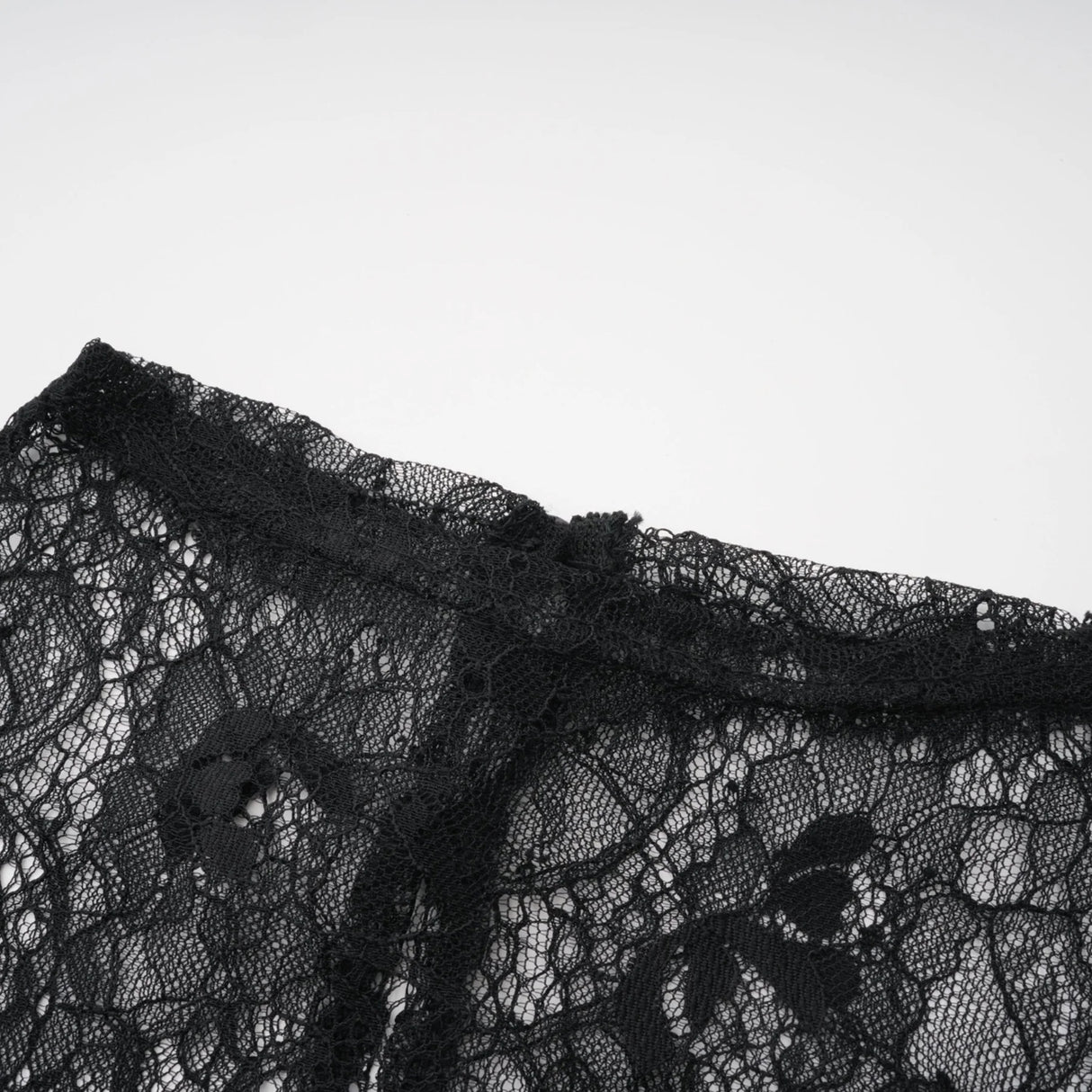 Alvaro Black Lace Shawl  Dress Set