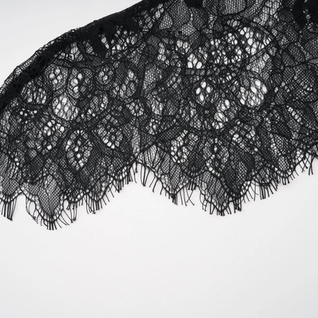 Alvaro Black Lace Shawl  Dress Set