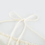 Alyssa pleated top  skirt matching set