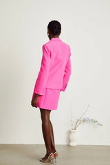 Amabile Jacket & Dress - V Neck - Bowknot Detailing - Press - Stud Buttons - Off the Shoulder